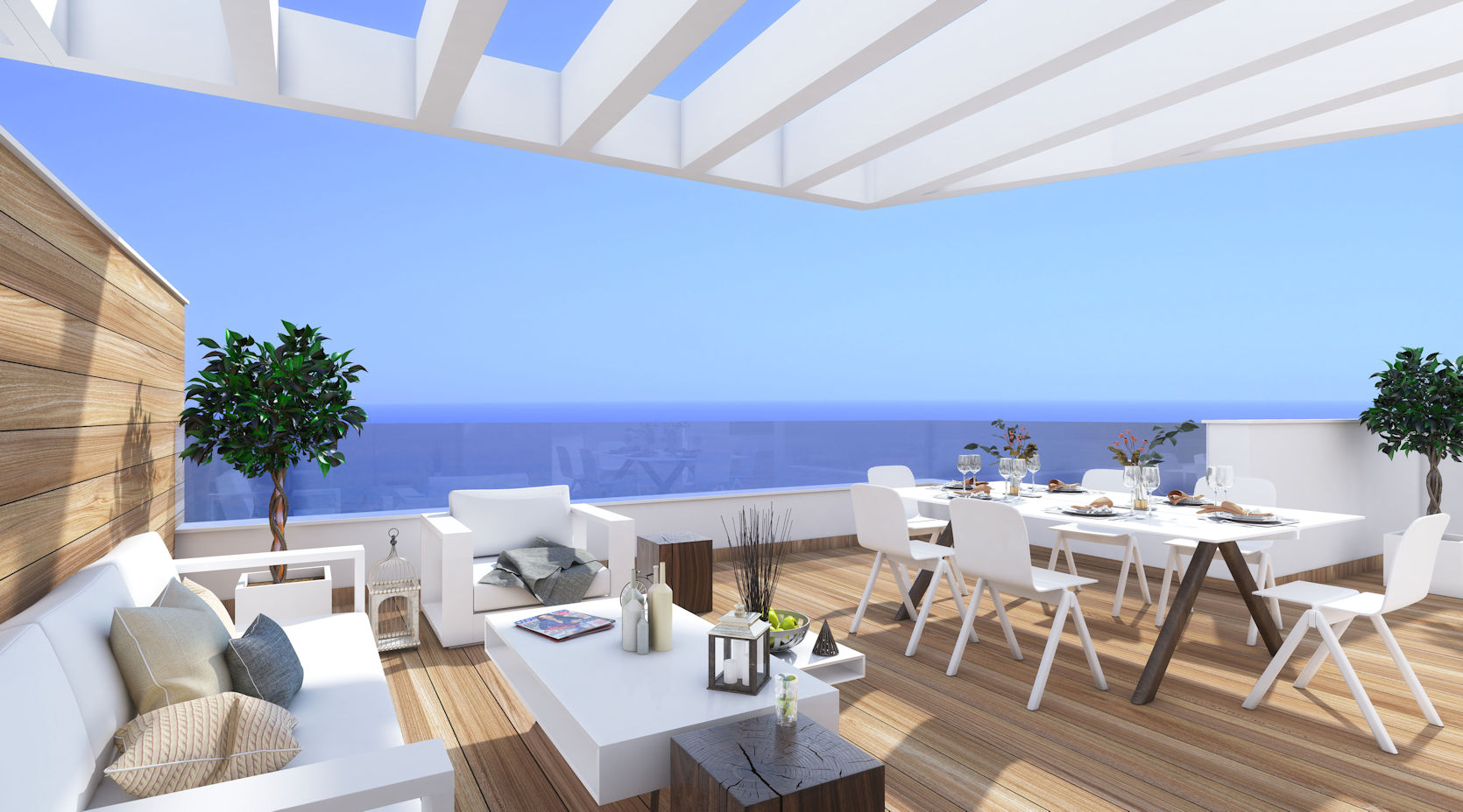 Luxury apartments under construction between Torrox Costa and Nerja


